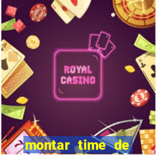 montar time de futebol site